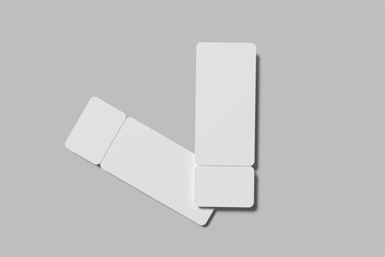 Event Ticket Blank Mockup