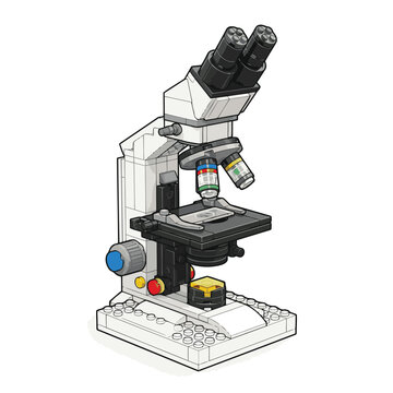 gambar vector mikroskop untuk design kaos