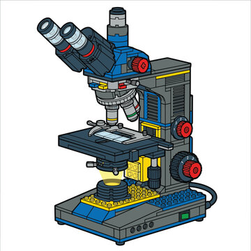 gambar vector mikroskop untuk design kaos