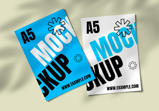A5 Flyer Mockup Template