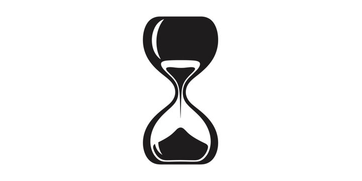 An hourglass symbolizing the passage of time, a classic representation of urgency and the need for efficient time management