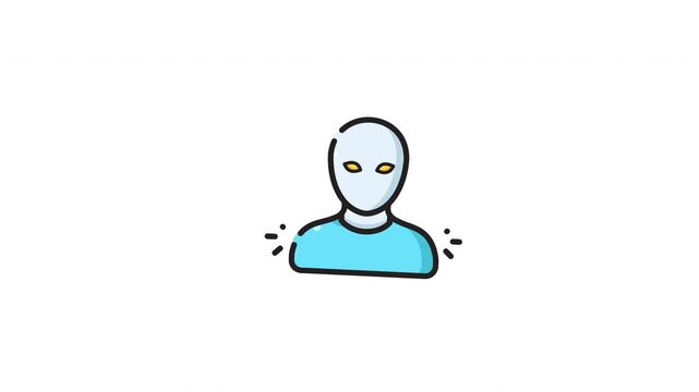 Suitable for scifi themed graphic designs, this vector illustration of a gray extraterrestrial being is perfect for posters and digital art projects.