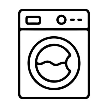 Washing Machine and Laundry Icon