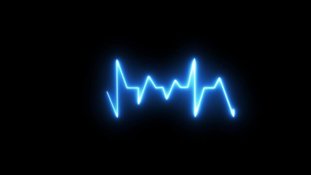 heart beat on monitor