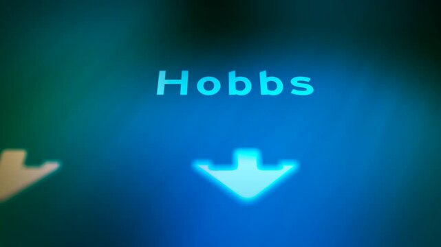 Crime Filler Shot - Cinematic New Mexico Highway Sign - Hobbs