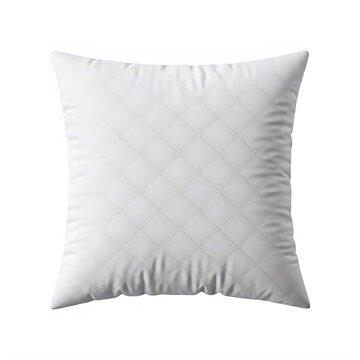 White square throw pillow with dots