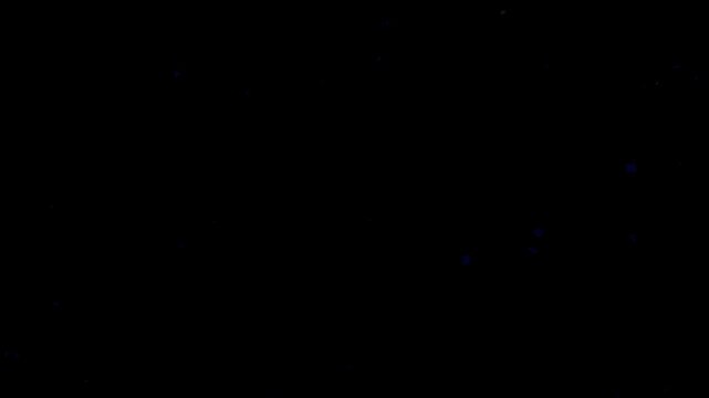 Colorful Confetti Falling on a Black Background scattered celebration