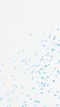 Abstract white blue digital technology futuristic high tech concept background,  white vertical backround with blue dots