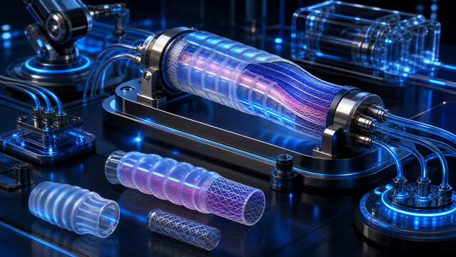 Transparent Pneumatic Soft Robotics Actuator on Test Bench