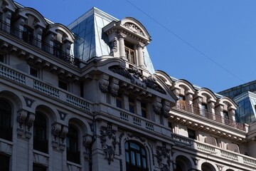 Facade of building in Bucharest  © Hrabia