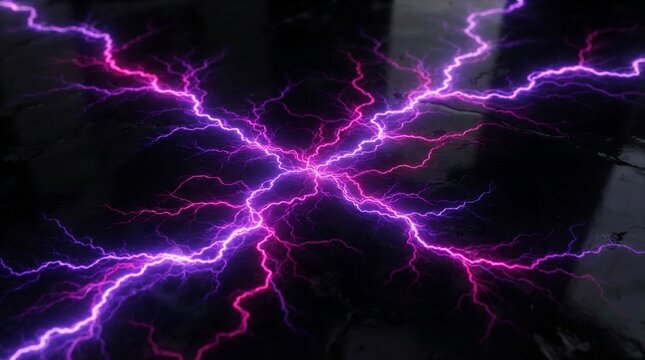 Vibrant electric energy discharge bolt pattern