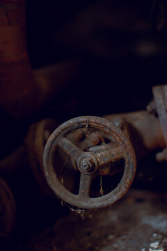 old rusty lock