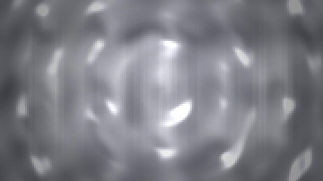 Abstract Molten Chrome Silver Waves Background with Glowing Light Reflections