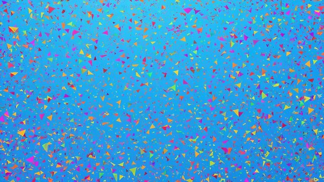 Tiny Glitter Particles Floating in Blue Gradient Background with Subtle Light Shifts