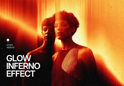 Glow Inferno Effect For Poster And Social Media Design