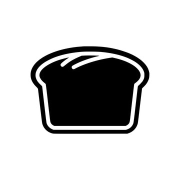 Minimalist black icon of a shopping basket. Vector silhouette for e-commerce and retail design elements.