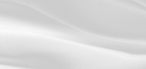 Fototapeta premium abstract white background organic folds that flow diagonally and a little bit of light gray gradient