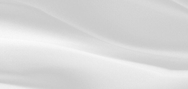abstract white background organic folds that flow diagonally and a little bit of light gray gradient