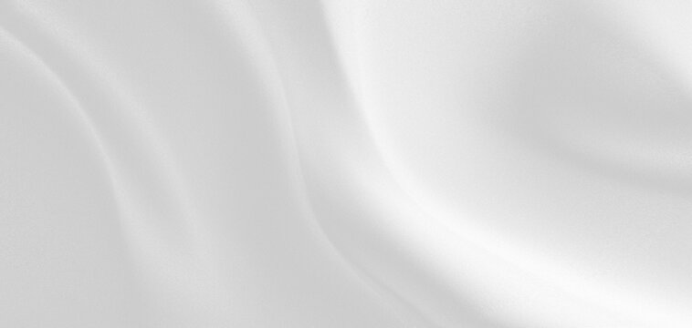 abstract white background organic folds that flow diagonally and a little bit of light gray gradient