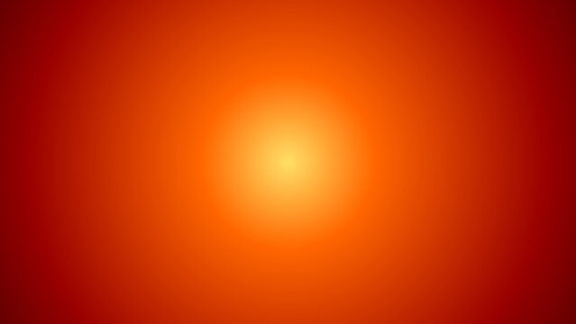 Vibrant orange and red radial gradient background with bright center.
