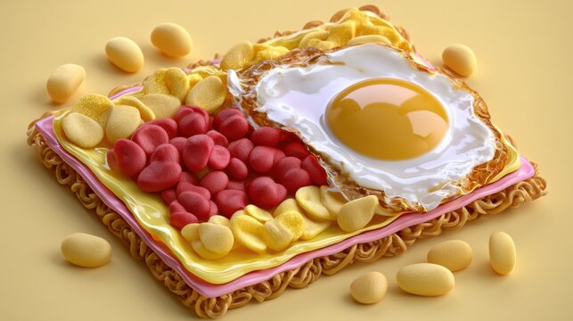 Cholesterol concept representing heart health, blood lipids and preventive healthcare.