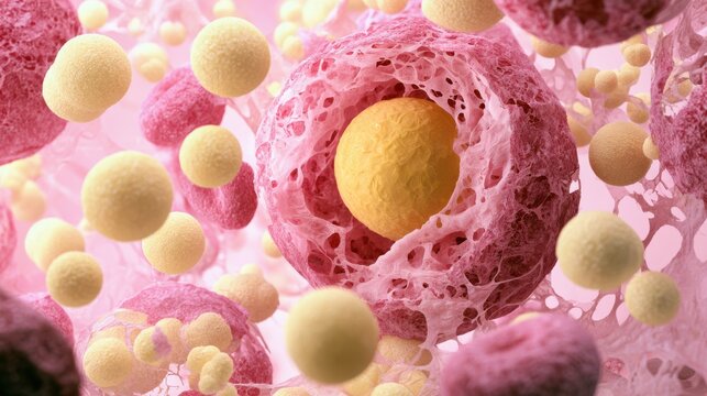 Cholesterol concept representing heart health, blood lipids and preventive healthcare.