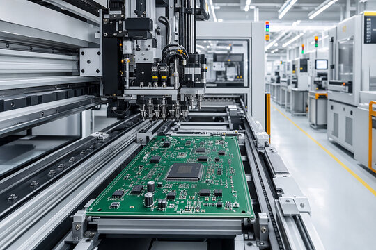 Automated PCB Assembly With Precise Components
