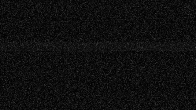 Realistic Old TV Static, analog Glitch Animation and CRT Noise