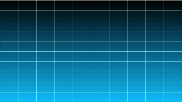 Retro Synthwave Cyberpunk Blue Gradient Grid Background Loop Futuristic 80s Perspective Line Pattern Motion Graphic Video Backdrop