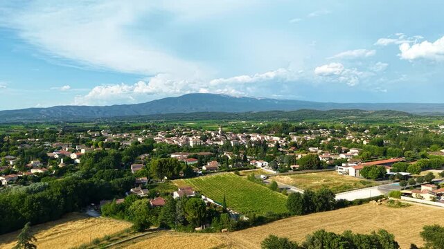 Mazan village, Vaucluse, mont Ventoux, Provence,France