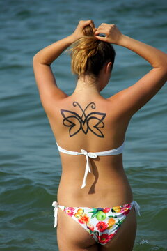 tatu farfalla
