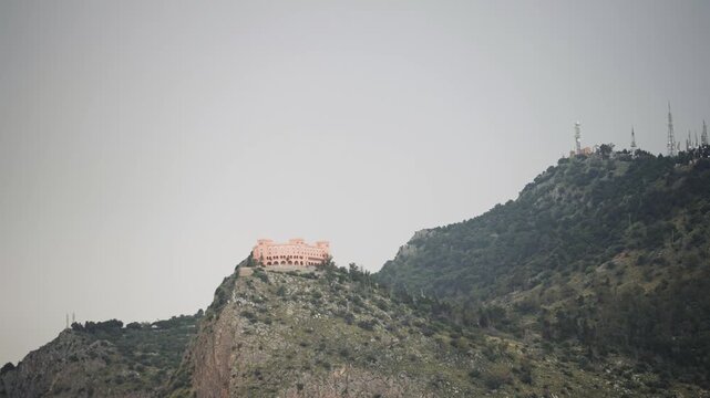 Castello Utveggio on Monte Pellegrino Palermo, Sicily