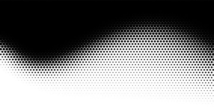 Set of halftone dots gradient pattern texture isolated on white background. Straight dotted spots using halftone circle dot raster texture. Vector blot half tone collection.