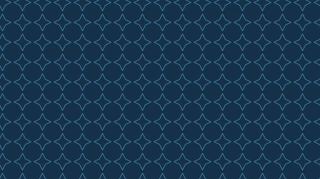 Blue japanese fundo weights chain pattern scrolling, traditional seamless loop background