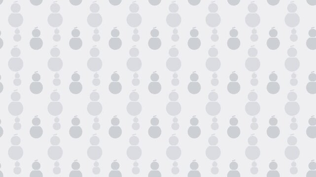 White japanese hyotan gourd pattern scrolling, traditional seamless loop background