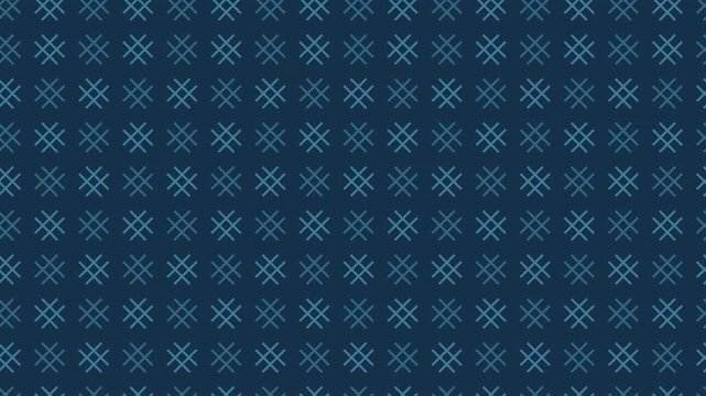 Blue japanese igeta well curb lattice pattern scrolling, traditional seamless loop background