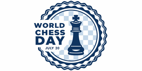 Chess Bishop Emblem With Text Blue And White Vector Illustration © Raju