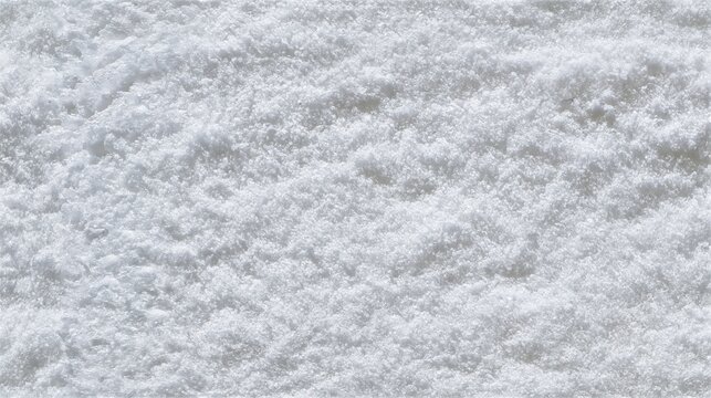 Seamless texture of flat white granular sugar viewed from above