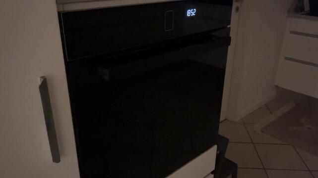 oven in a kitchen