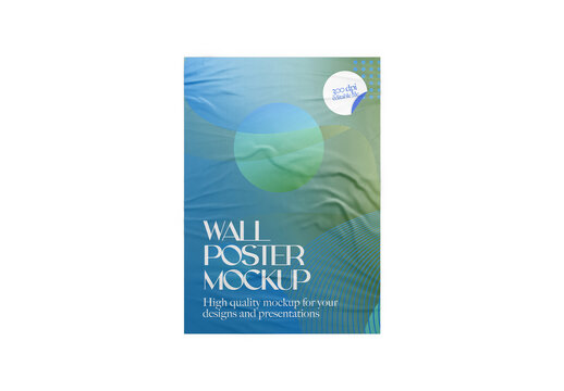 Poster Mockup Design for Label Printing and Brand Showcase