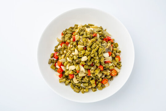 A Vegetarian Dish: Stir-fried Sour Long Beans