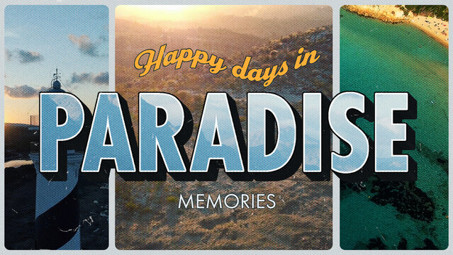 Vintage Slides Postcard