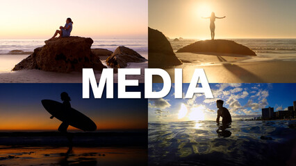 Simple Split Media Slideshow