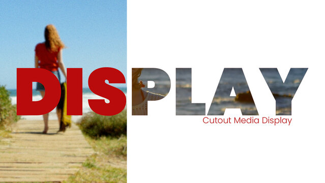 Cutout Media Display