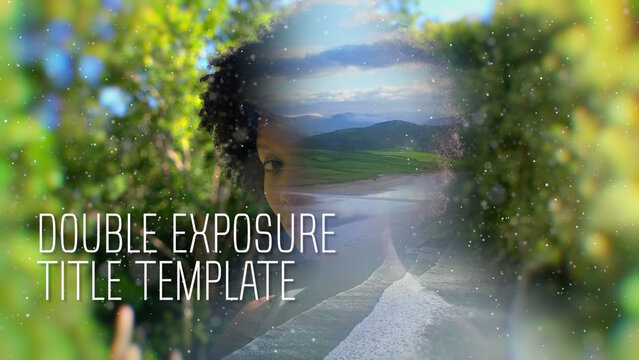 Double Exposure Title Template