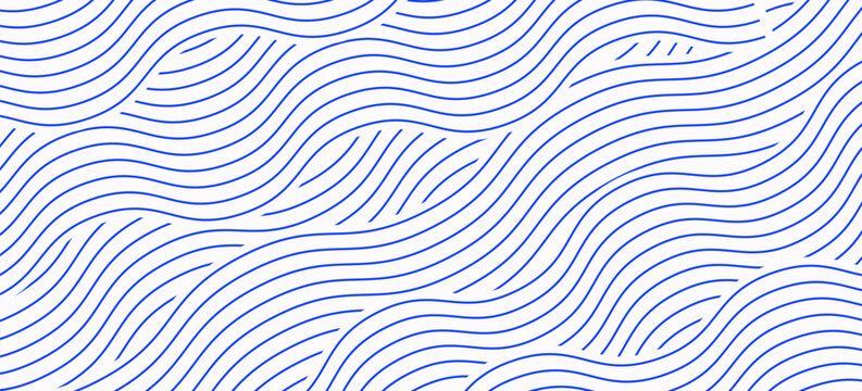 Abstract background with dynamic and modern water wave line pattern decoration. Minimalist design with Japanese water wave concept. Vector illustration VOL. EPS 10