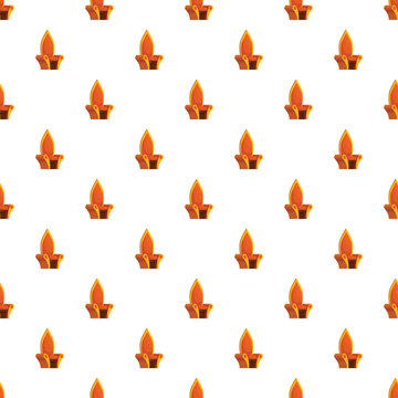 Golden royal thrones repeating seamless pattern on a clean white background