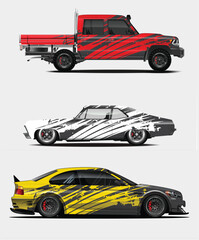 Fototapeta premium Dynamic Racing Livery Design for Vehicles