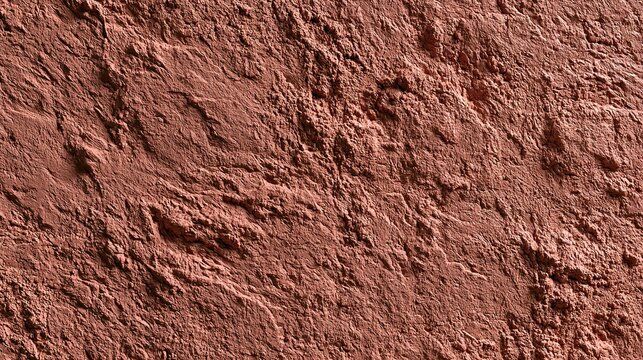 Textured Red Martian Soil Surface, Cracked Dry Earth, Abstract Geological Background, Planetary Geology, Mars Landscape Detail