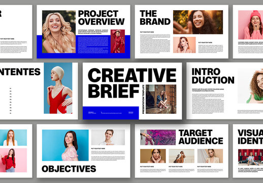 Creative Brief Presentation Template Design